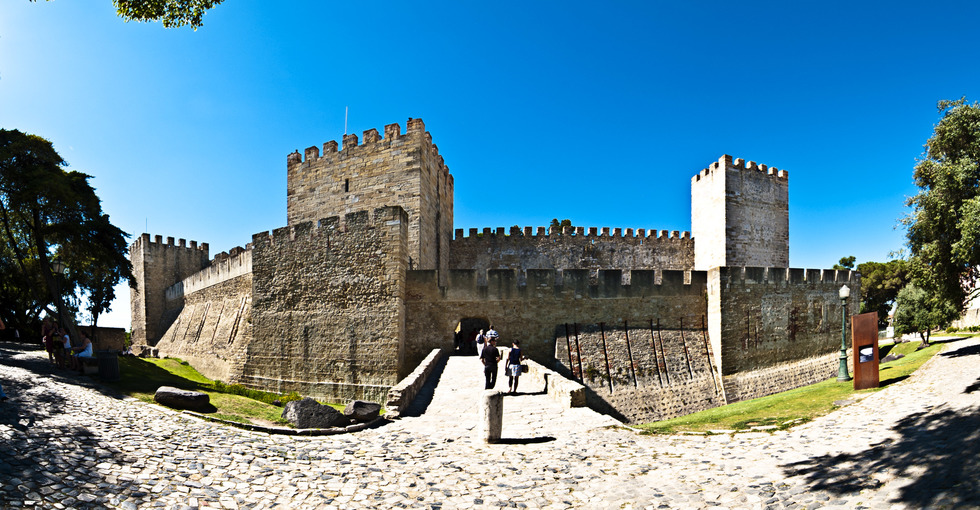 The entrance to Lisbon's famed castle