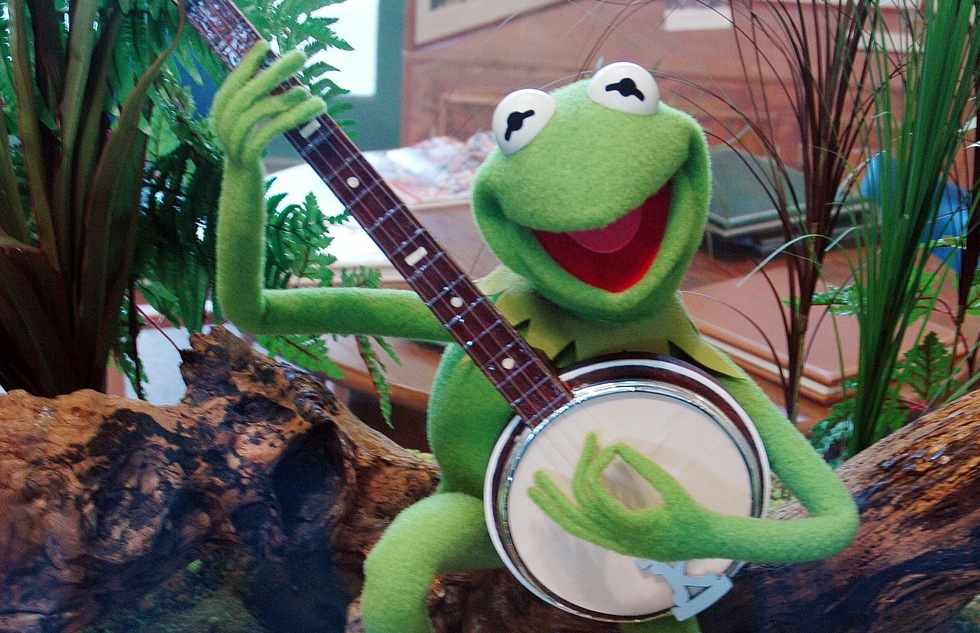 Kermit the Frog at the Jim Henson museum in Leland, Mississippi