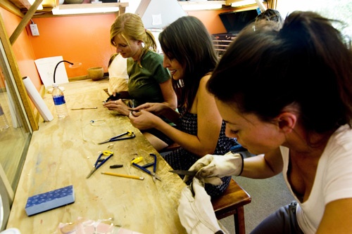 Jewelry-making classes are fun, informative and you have your own piece of jewelry to always remember your Sundance experience. Photo: Adam Brown/Sundance Resorts