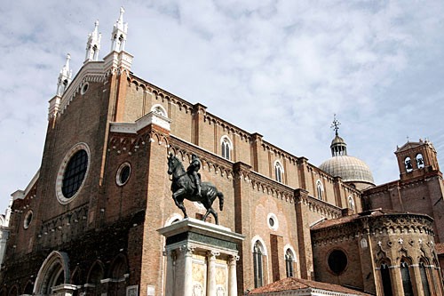 The basilica in Campo Santi Giovanni e Paolo is known as San Zanipòlo in Venetian dialect.