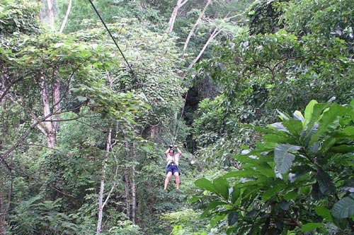 No trip to Costa Rica is complete without a Canopy Tour or zip-lining. About 120 feet above the ground, this is an experience that cannot be forgotten. Photo by <a href="http://www.frommers.com/community/user_gallery_detail.html?plckPhotoID=820cd2e3-ab38-42f6-a081-a68fa70109e4&plckGalleryID=00721132-96aa-48e6-b047-a7fcf8efb92e" target="_blank">SRtraveler/Frommers.com Community</a>.