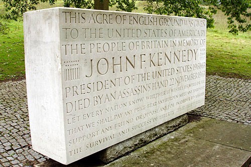 The John F Kennedy Memorial, at Runnymede where the Magna Carta was signed in 1215