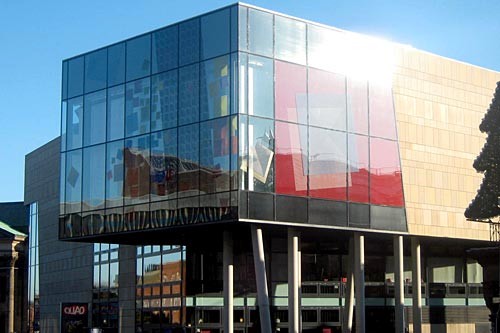 The Quad in Derby, a new, cube-shaped arts cinema also houses a gallery, café and workshop