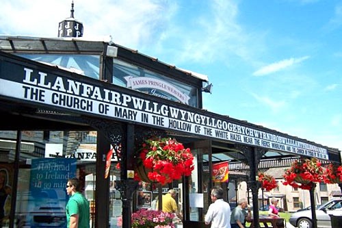 Visit the town with the longest name in the world, Llanfairpwllgwyngyllgogerychwyrndrobwllllanttysiliogogogoch