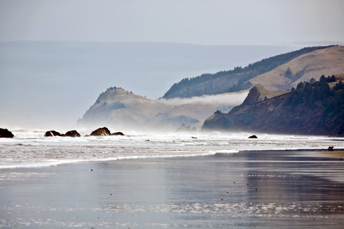 View along the beach from Surftides Lincoln City. Photo: Courtesy Surftides