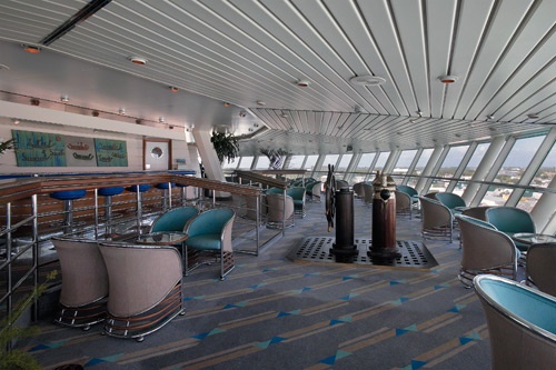 Viking Crown Lounge aboard Royal Caribbean's Majesty of the Seas.